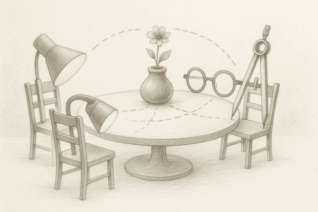 A writers’ room of symbolic AI collaborators shows specialized roles in brand voice training.